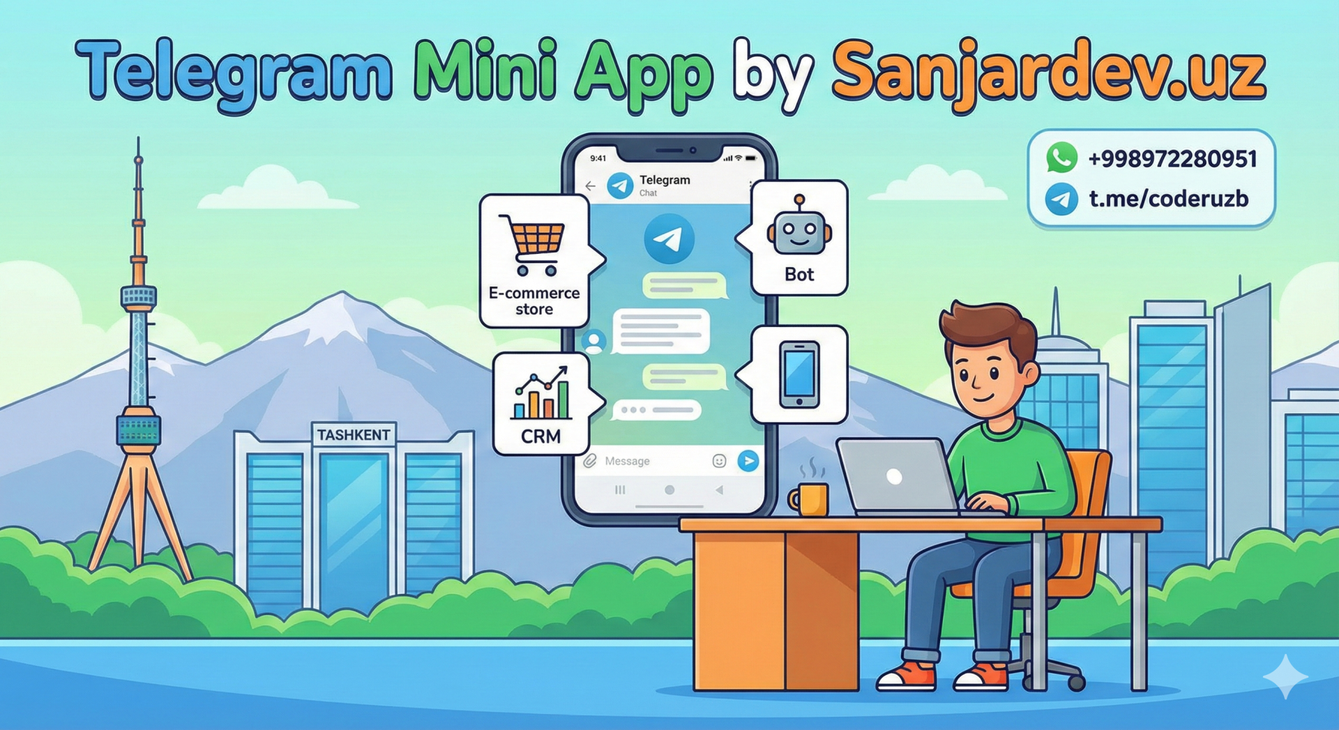 Toshkentda Telegram Mini App Yaratish