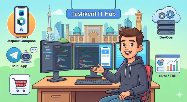 Toshkentda mobil ilovalar va biznes uchun IT-yechimlar: G‘oyadan App Store’gacha