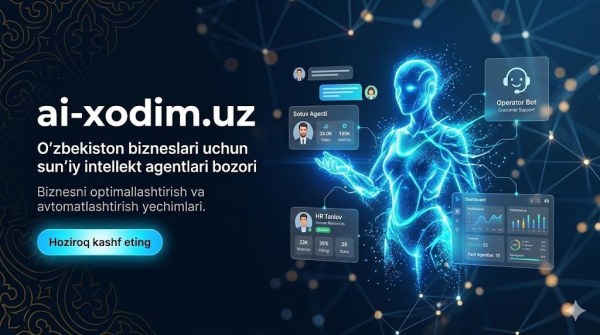 ai-xodim.uz — O'zbekiston biznesi uchun AI agentlar katalogi